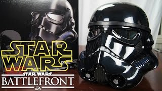 STAR WARS BLACK SERIES Shadow Trooper Helmet Voice Changer Review with Voice Test