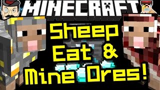 Minecraft ORE SHEEP! Mining Sheep That Eat Ores!