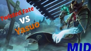 Twisted Fate vs Yasuo S7 Gameplay (7.4)
