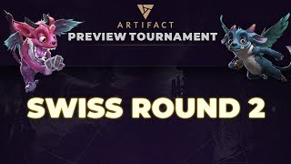Artifact Preview Tournament - Swiss Round 2 ft. Forsen, Lifecoach, Savjz & more