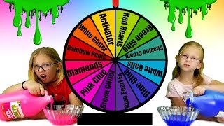 MYSTERY WHEEL OF SLIME CHALLENGE!!!