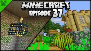 Lovely Minecraft Farm! Spawner Room! | Python's World (Minecraft Survival Let's Play) | Episode 37