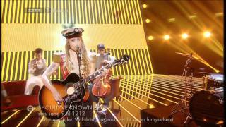 Should've Known Better, Soluna Samay, Dansk Melodi Grand Prix 2012
