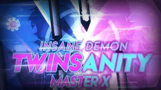 XXL MASTERPIECE DUAL!! | 'TWINSANITY' 100% By Master X! [INSANE DEMON] | Geometry Dash [2.1] - Dora