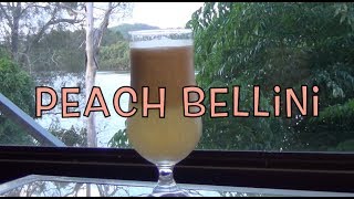 Peach Bellini Italian Cocktail cheekyricho NutriNinja video recipe ep. 1,241