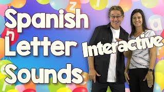 Alfabeto | Interactive | Learn Spanish Letter Sounds | Jack Hartmann
