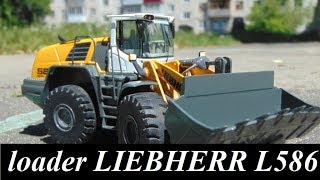 RC Погрузчик LIEBHERR L586 Электрификация масштабных моделей, проект: "Динамика 59"