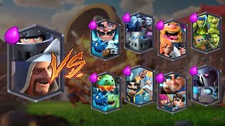 MEGA KNIGHT + WIZARD VS ALL TEAMS | CLASH ROYALE TEAM CHALLENGE