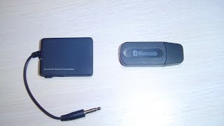Аудио bluetooth передатчик и приёмник (ресивер) для мини джек 3,5