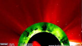 ison...?...AIA 304, LASCO C2, COR1-B  (2013-11-28 15:49:19 - 2013-11-28 21:44:07 UTC)