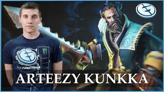 EG.Arteezy Kunkka gameplay - Dota 2