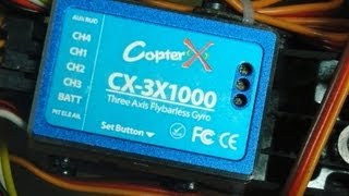 CX-3X1000 Initial setting 3軸ジャイロの動き
