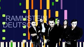 Rammstein - DEUTSCHLAND (8-MINUTE VIDEO VERSION) (PRO MIDI REMAKE / CHORDS) - "in the style of"