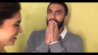 Deepika cutting Ranveer moustache