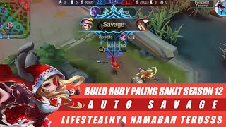 Build ruby season 12 Mobile Legends anti mati-mati club - Auto Savage