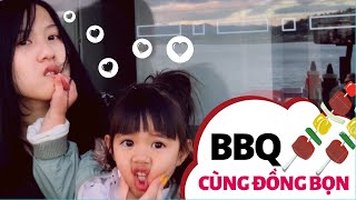 Tiệc BBQ cùng đồng bọn và cổ vũ bóng đá Việt Nam??| Mina Channel| DU HỌC TRUNG QUỐC VLOG??