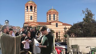 Батуми 2020. Крещение в Батуми. Купание в море зимой.
