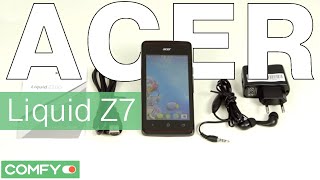 Acer Liquid Z7 - недорогой смартфон с 2 слотами для SIM карт - Видеодемонстрация от Comfy