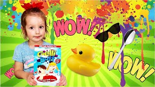 Играем с Джелли Бафф, достаём сюрпризы из желе/ Gelli Baff fun