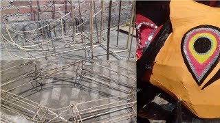 How to Make Ravana at Home, Ravana Effigy Hands and Legs Making | Step by Step Guide