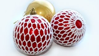 МК Ёлочные игрушки крючком