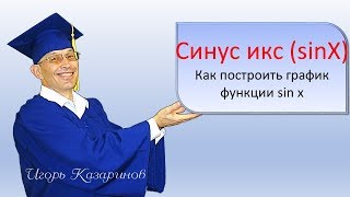 График функции синус альфа. Как построить график игрек равно синус икс. Y=sinX