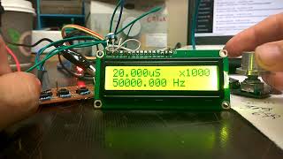 Генератор импульсов от 0.119 Гц до 8 МГц (Arduino)