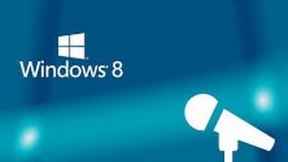 Windows 7-8 Microfon Ses Ayarı Nasıl Yapılır Sesli Anlatım Videosu