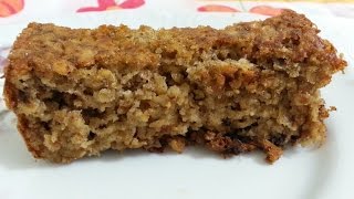 Bolo Funcional de Banana com Ameixa