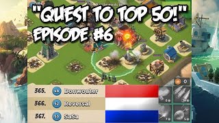 Boom Beach - "Quest to Top 50" Episode #6 | Only 200 Medals to Go! | Pushing Medals