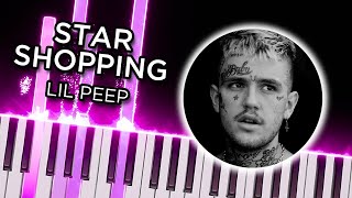 Star Shopping (Lil Peep) - Piano accompaniment tutorial