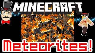 Minecraft Mods - METEORITE Mod! Flaming Meteors Hurtle to Earth! Take Cover!