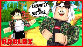SIMON DICE ¡BUSCA AL YOUTUBER! - Roblox