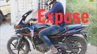 pulsar 220 F-2019 real mileage