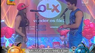 Esto es guerra - Melissa Loza le dice todo lo que siente a Joshua Ivanoff - 13-02-2015