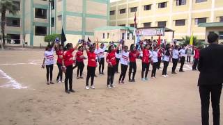 العرض الرياضى لمدرسة الامام محمد متولى الشعراوى الابتدائية بالمنصورة 2015