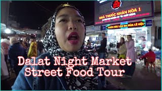 DaLat Night Market Tour | Pasar Malam DaLat Vietnam - Try hot soya milk like local people