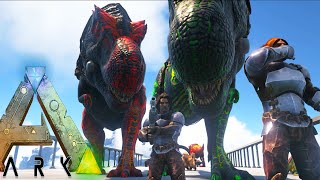 Ark Survival Evolved - DOUBLE BADASS REX TAMING - Modded Survival S2E2 (Ark Gameplay)