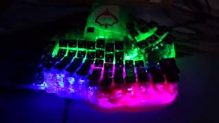 Подсветка, Макросы в клавиатуре JKL Max Effect / Презентация часть 4
