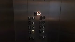 Vintage Otis Lexan Traction Elevators @ Knickerbocker Hotel - Milwaukee, WI.