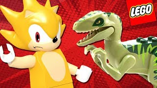 SUPER SONIC NO MUNDO DOS DINOSSAUROS DE LEGO JURASSIC WORLD