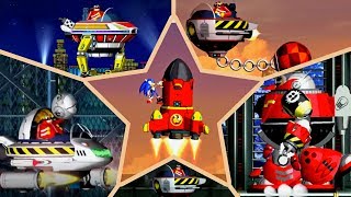 All bosses of the Sonic the Hedgehog 4: Episode 1! Sonic vs Eggman! Все боссы игры Соник 4 Эпизод 1.