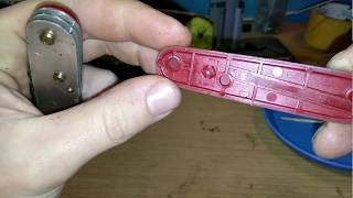 Полная разборка Victorinox.Как снять плашки на Victorinox.