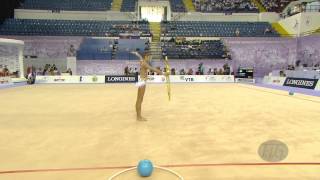 SOLDATOVA Aleksandra (RUS) - 2014 Rhythmic Worlds, Izmir (TUR) - Qualifications Hoop