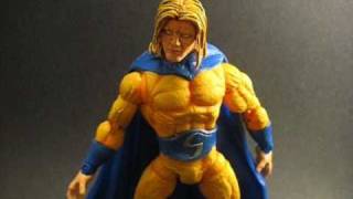 Marvel Legends Dark Sentry Custom - PAINTcustoms 100 subs contest ideas & Comic Haul