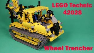 LEGO Technic 42028 Wheel Trencher / Анимированная сборка Лего Техник 42028 Траншеекопатель
