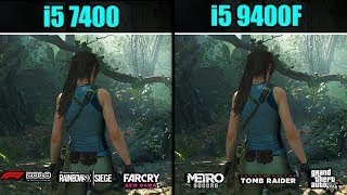 i5 7400 vs i5 9400F Test in 6 Games