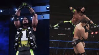 WWE 2K19 - AJ Styles Updated Attire | SmackDown Live 04/12/2018