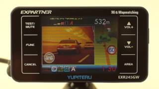 ユピテル レーダー探知機 ワンボディタイプ EXR245GW