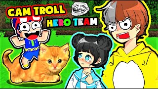 PHONG CẬN GIẢ BÉ CAM TROLL HERO TEAM ???? 1 NGÀY HÓA THÀNH KẺ XẤU TRỘM ĐỒ ĂN KHIẾN MÈO SIMMY PHÁT KHÓC